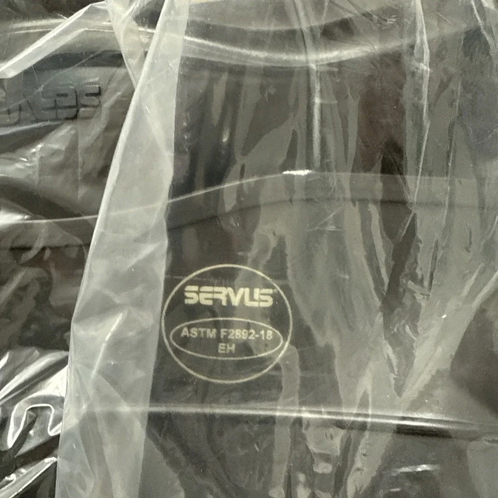 SERVUS Pull on Knee Shaft‎ Plain Toe PVC Work Boots 16